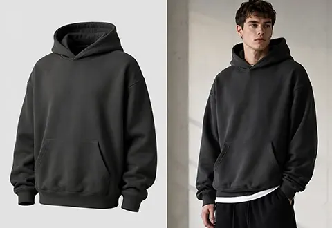Hoodies manufacturer producing oversized hoodies for global brands