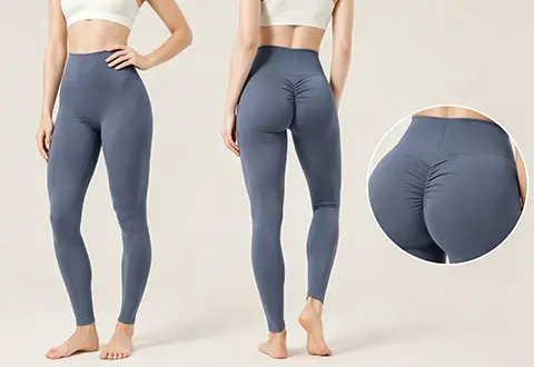 minghang manufacture scrunch utt leggings on demands