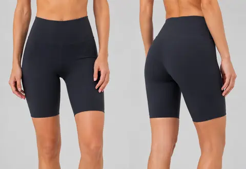 Women High Waist Biker Shorts, Stretch Fitness Cycling Shorts, OEM ODM Custom Activewear
