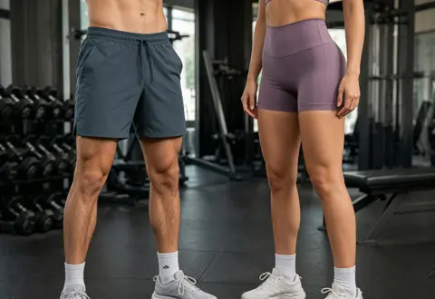 Men and Women Gym Shorts, Custom OEM ODM Workout Sports Shorts, Fitness Activewear Manufacturer