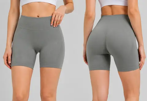 Women Seamless High Waist Yoga Shorts, Stretch Fitness Shorts, Custom OEM ODM Activewear