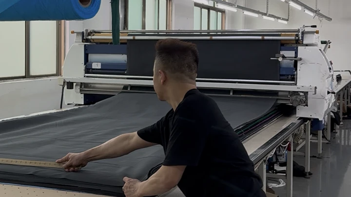 auto spread machines Automatic fabric spreading machines improve production efficiency at Minghang garments
