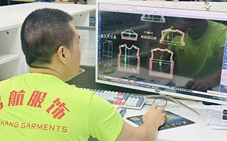 Pattern making and apparel product development at Minghang Garments